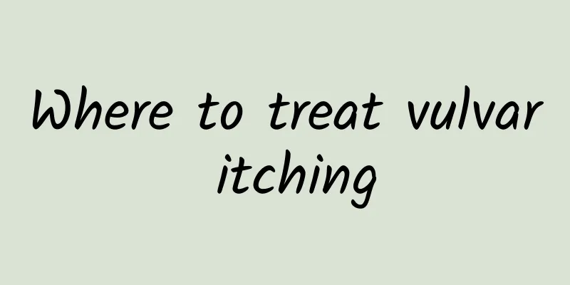Where to treat vulvar itching