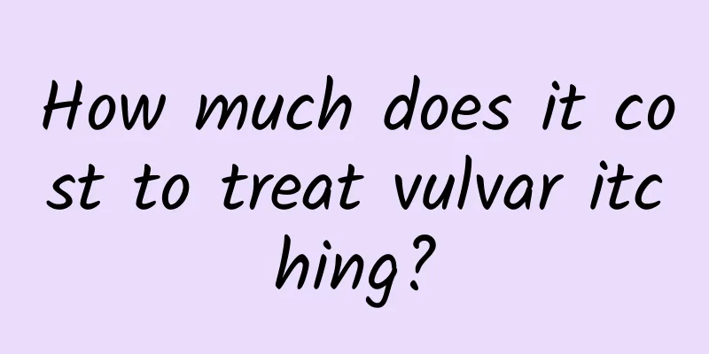 How much does it cost to treat vulvar itching?