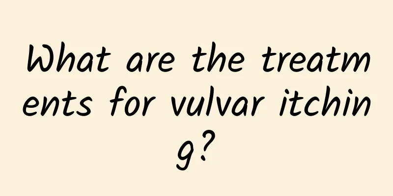 What are the treatments for vulvar itching?