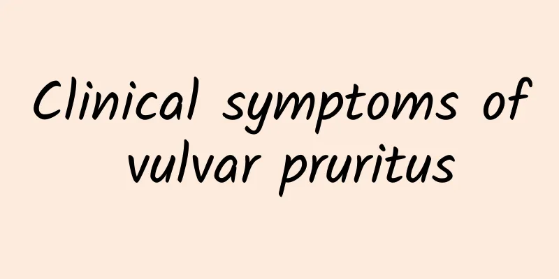 Clinical symptoms of vulvar pruritus
