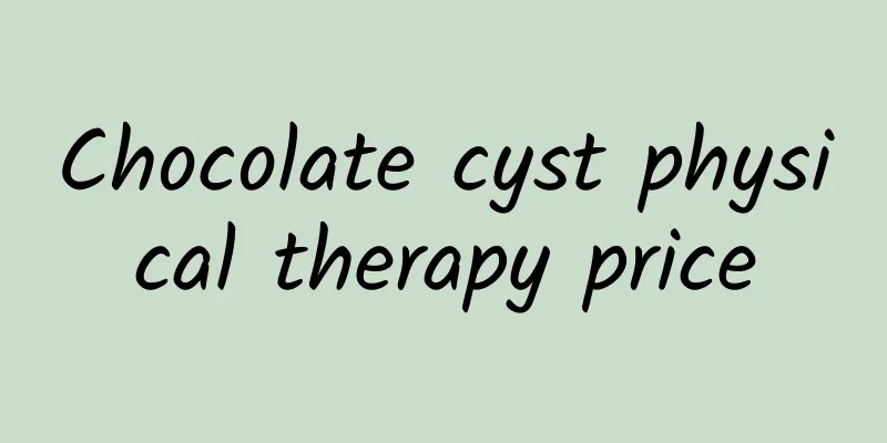 Chocolate cyst physical therapy price