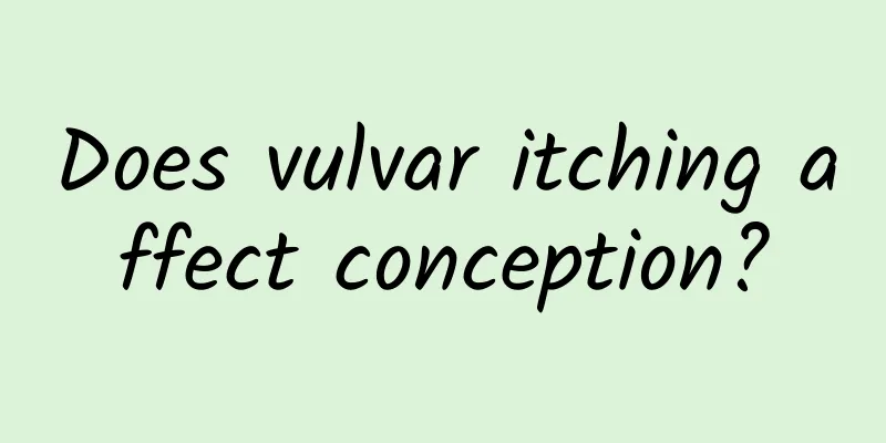 Does vulvar itching affect conception?