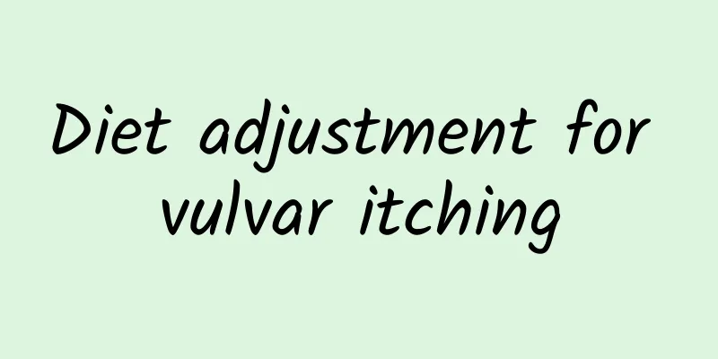 Diet adjustment for vulvar itching