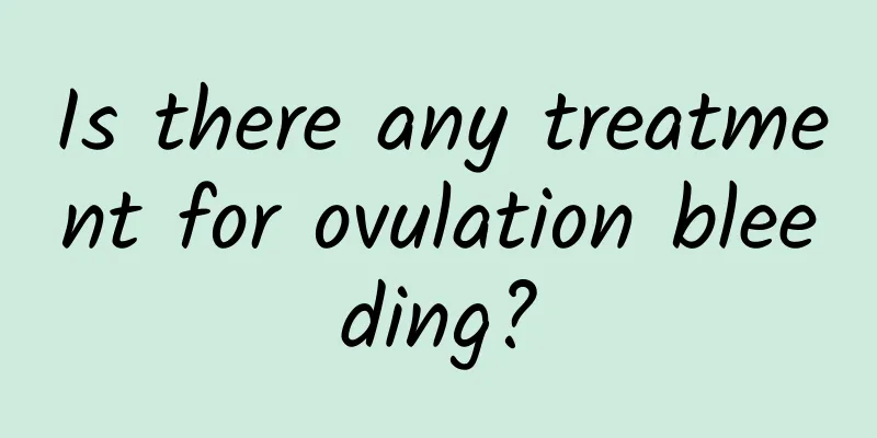 Is there any treatment for ovulation bleeding?