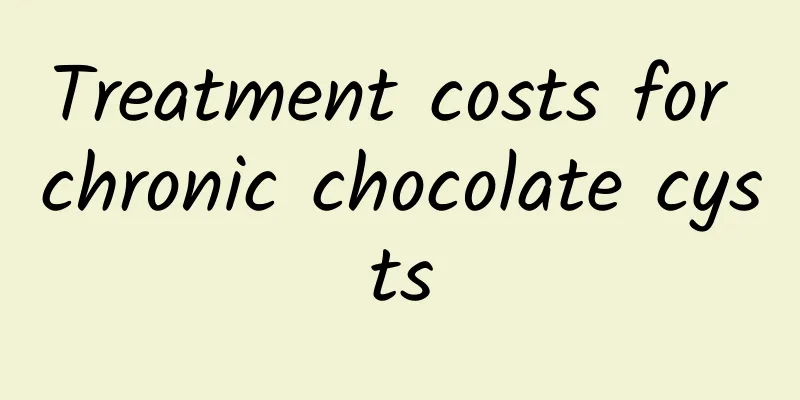 Treatment costs for chronic chocolate cysts