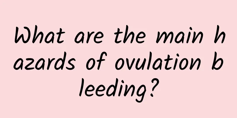 What are the main hazards of ovulation bleeding?