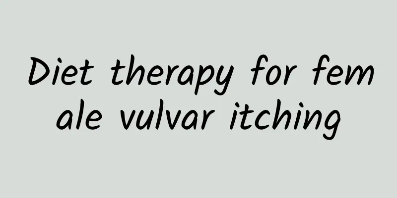 Diet therapy for female vulvar itching