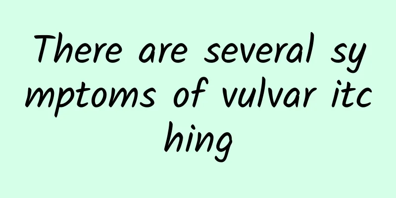 There are several symptoms of vulvar itching