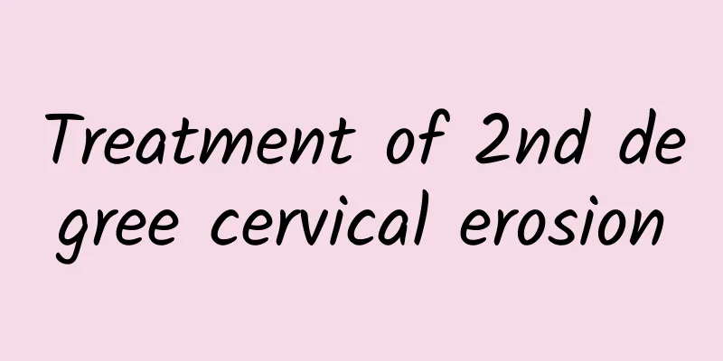 Treatment of 2nd degree cervical erosion