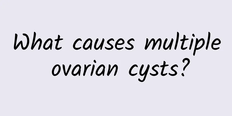 What causes multiple ovarian cysts?
