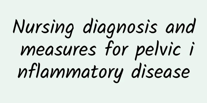 Nursing diagnosis and measures for pelvic inflammatory disease