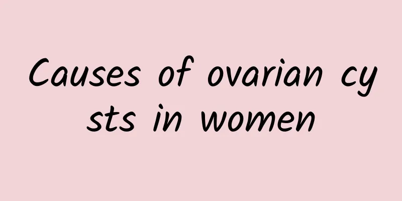 Causes of ovarian cysts in women