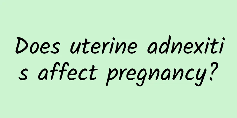 Does uterine adnexitis affect pregnancy?