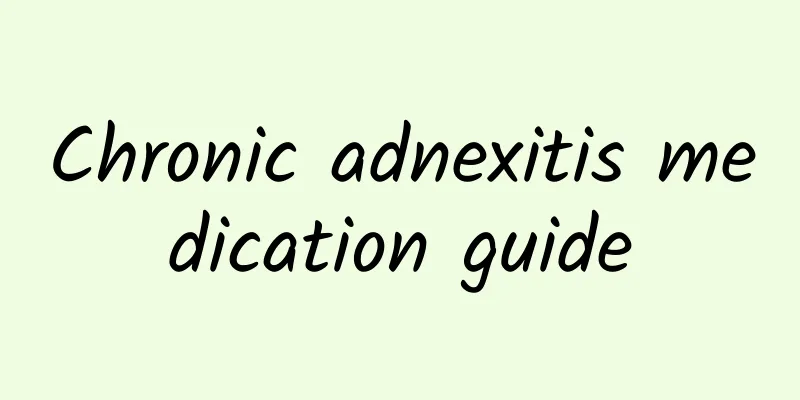 Chronic adnexitis medication guide