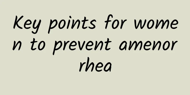 Key points for women to prevent amenorrhea