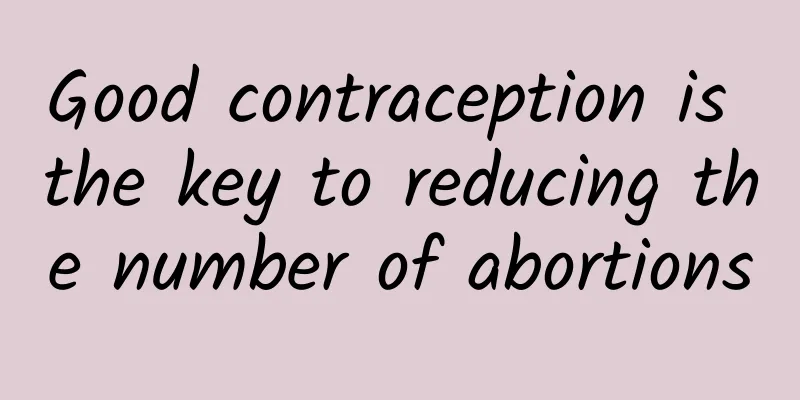 Good contraception is the key to reducing the number of abortions