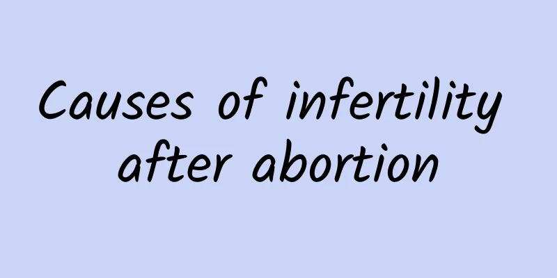 Causes of infertility after abortion