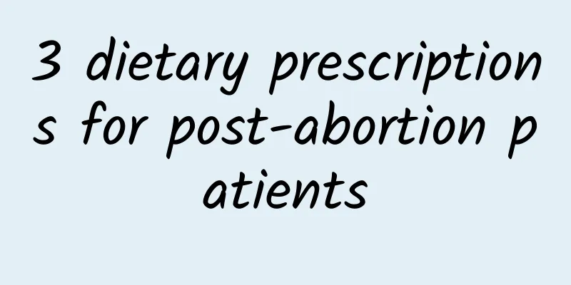 3 dietary prescriptions for post-abortion patients