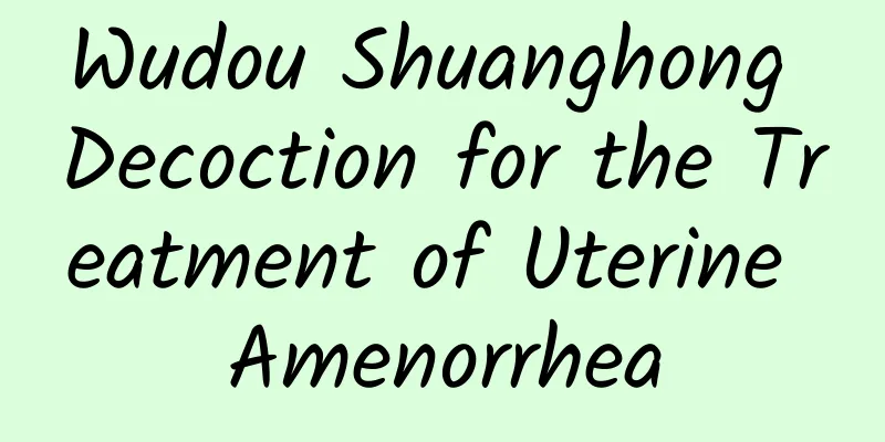 Wudou Shuanghong Decoction for the Treatment of Uterine Amenorrhea