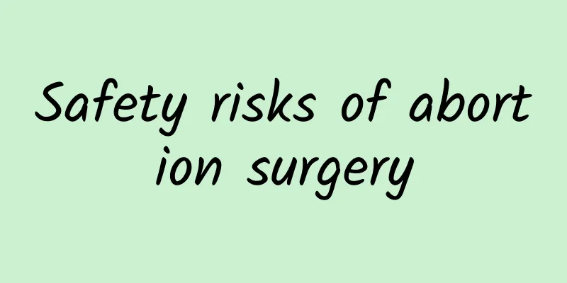 Safety risks of abortion surgery