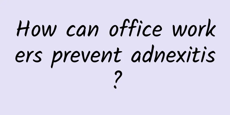 How can office workers prevent adnexitis?