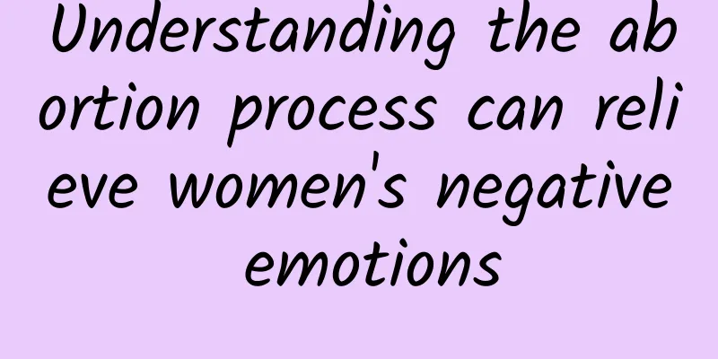 Understanding the abortion process can relieve women's negative emotions