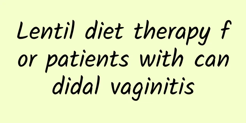 Lentil diet therapy for patients with candidal vaginitis