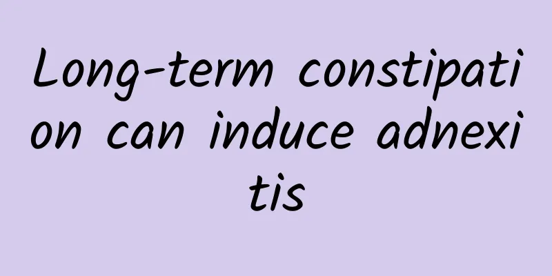 Long-term constipation can induce adnexitis