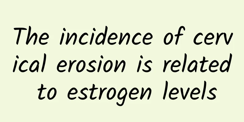 The incidence of cervical erosion is related to estrogen levels