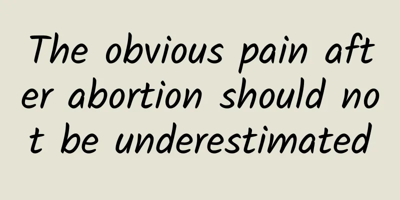 The obvious pain after abortion should not be underestimated