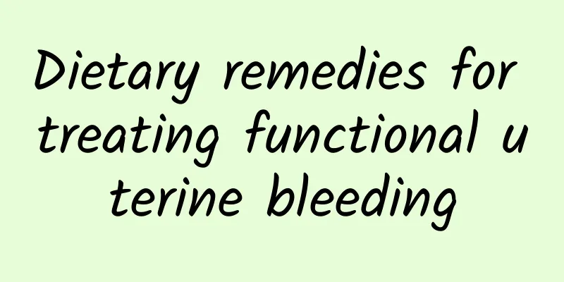 Dietary remedies for treating functional uterine bleeding