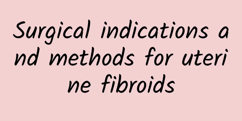 Surgical indications and methods for uterine fibroids