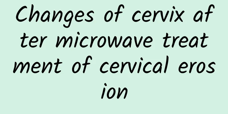 Changes of cervix after microwave treatment of cervical erosion