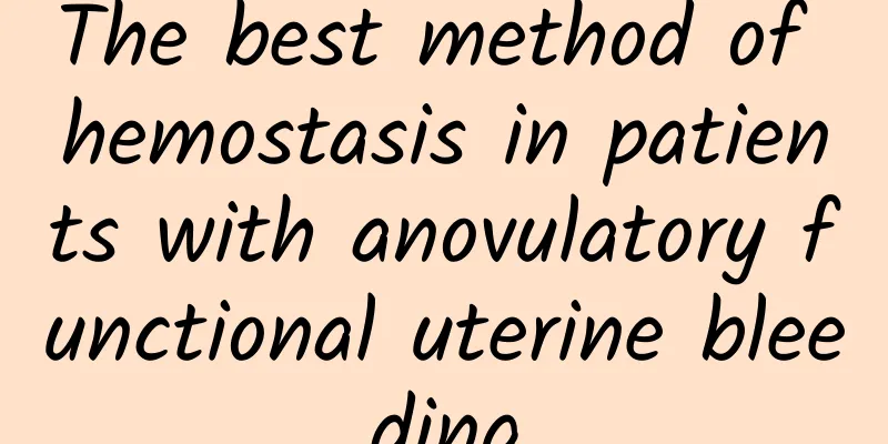 The best method of hemostasis in patients with anovulatory functional uterine bleeding