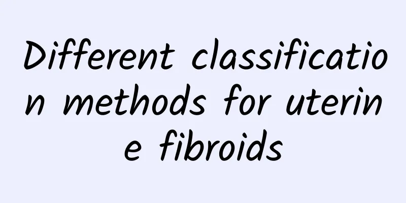 Different classification methods for uterine fibroids