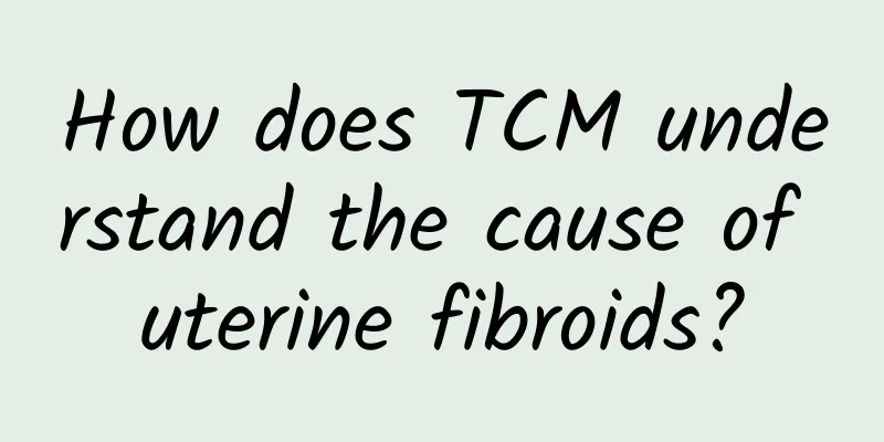 How does TCM understand the cause of uterine fibroids?