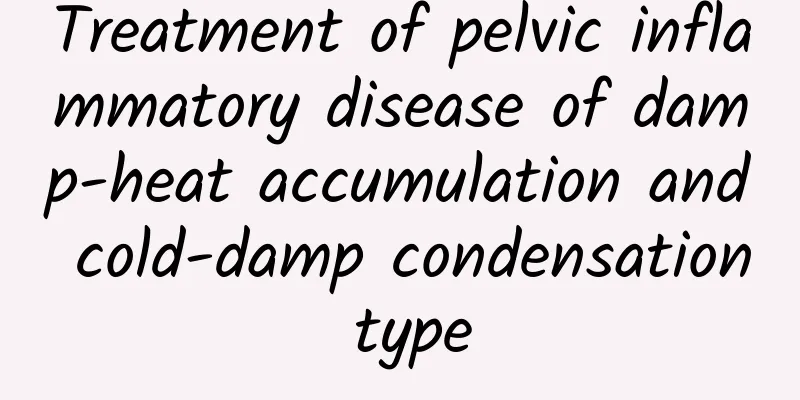 Treatment of pelvic inflammatory disease of damp-heat accumulation and cold-damp condensation type