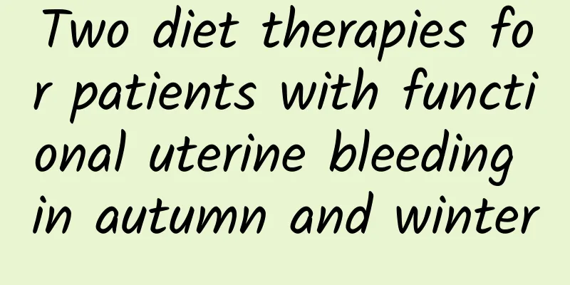 Two diet therapies for patients with functional uterine bleeding in autumn and winter