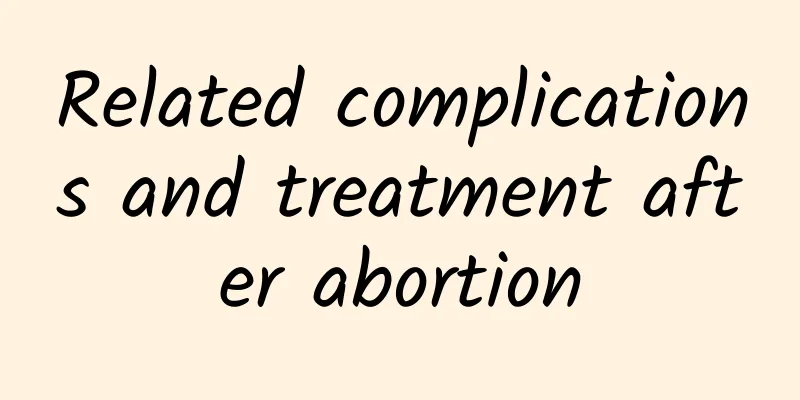 Related complications and treatment after abortion