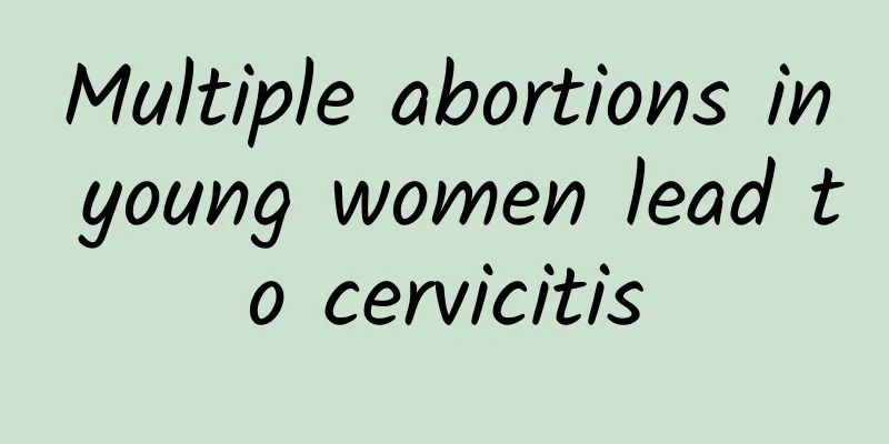 Multiple abortions in young women lead to cervicitis