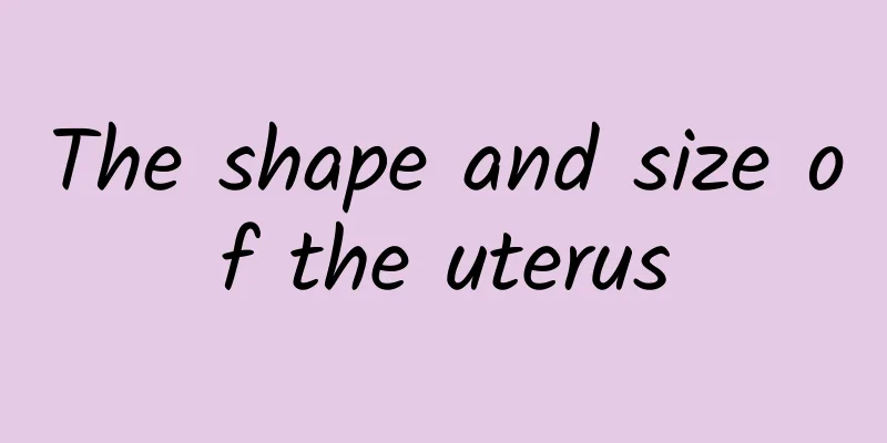 The shape and size of the uterus