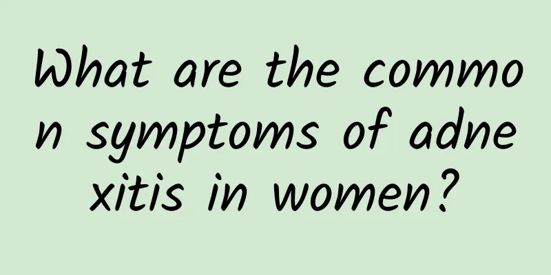 What are the common symptoms of adnexitis in women?