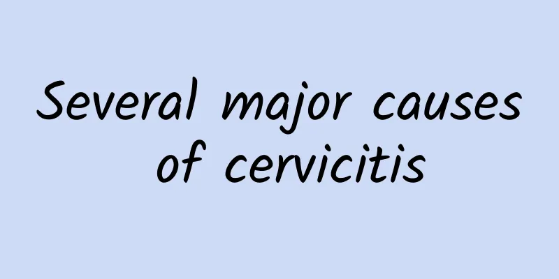 Several major causes of cervicitis