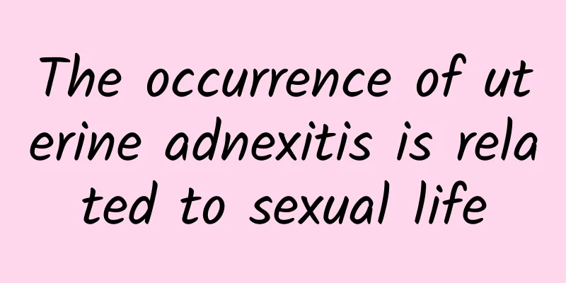 The occurrence of uterine adnexitis is related to sexual life