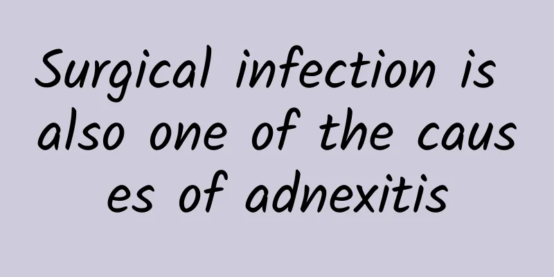 Surgical infection is also one of the causes of adnexitis