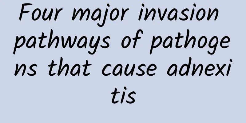 Four major invasion pathways of pathogens that cause adnexitis