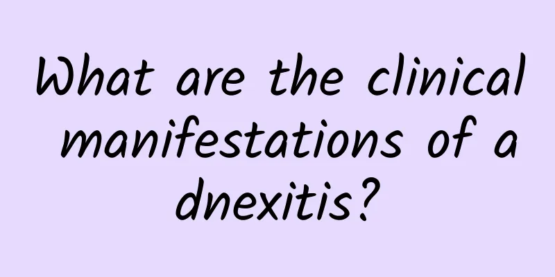 What are the clinical manifestations of adnexitis?