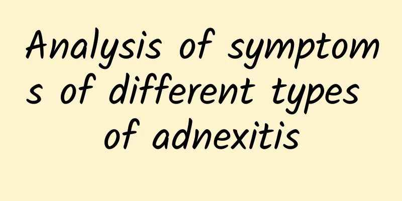 Analysis of symptoms of different types of adnexitis