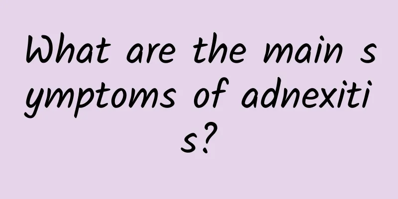 What are the main symptoms of adnexitis?
