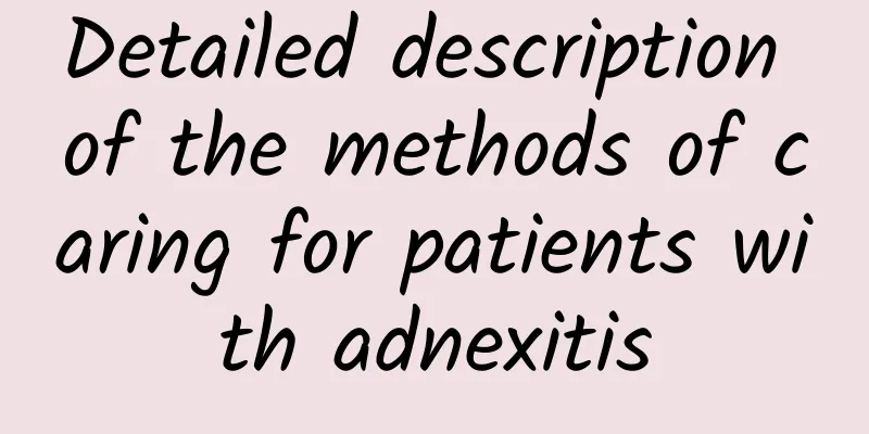 Detailed description of the methods of caring for patients with adnexitis